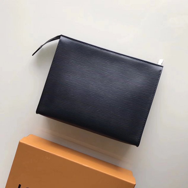 Louis Vuitton epi leather toiletry pouch 26 M67184 black