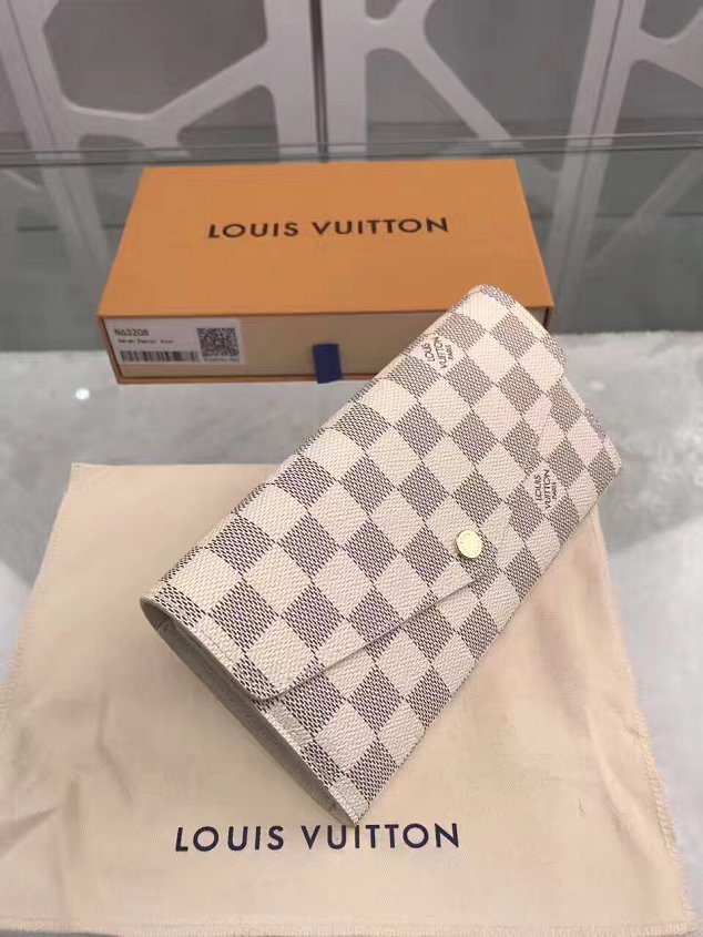 Louis vuitton damier azur sarah wallet N63208