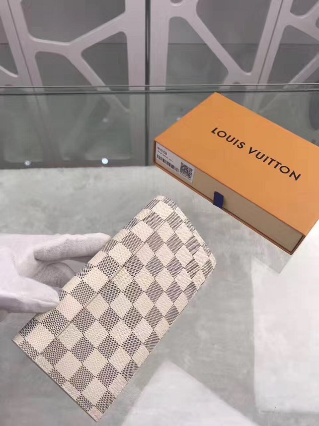 Louis vuitton damier azur sarah wallet N63208