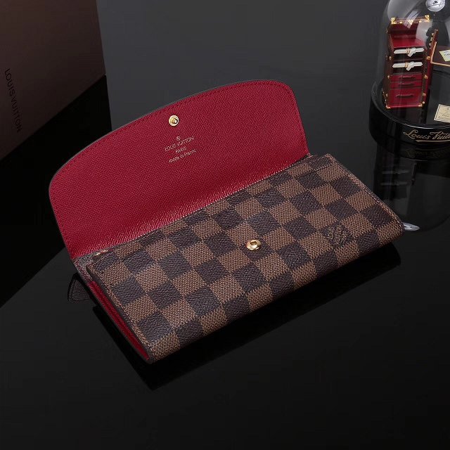 Louis vuitton damier ebene emilie wallet N63544