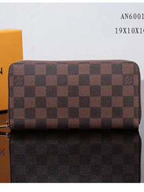 Louis vuitton damier ebene zippy wallet N60015