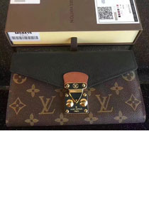 Louis vuitton monogram canvas pallas wallet M58415 black