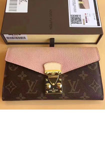 Louis vuitton monogram canvas pallas wallet M64093 pink