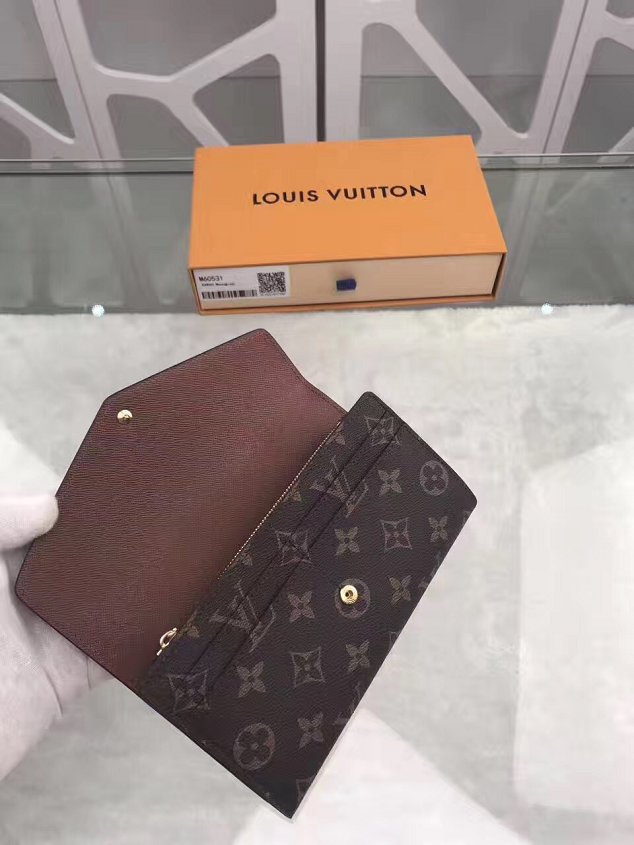 Louis vuitton monogram canvas sarah wallet M60531