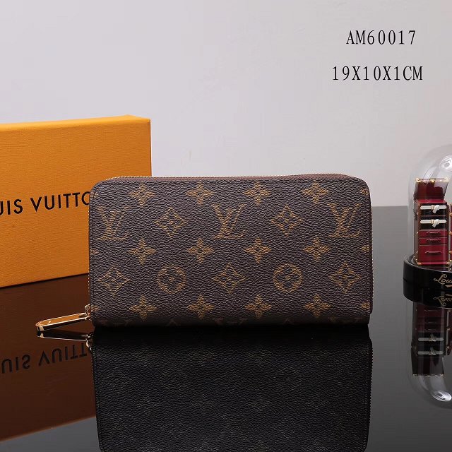 Louis vuitton monogram canvas zippy wallet M60017