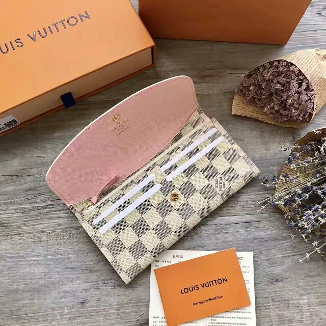 Louis Vuitton damier azur emilie wallet N63546 