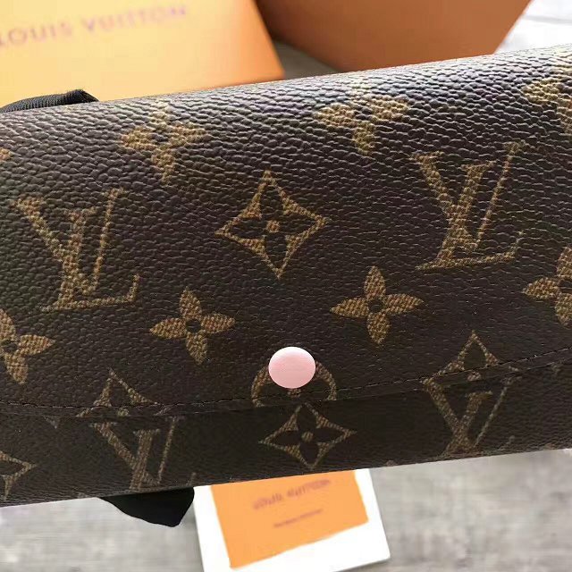 Louis Vuitton monogram canvas emilie wallet M61289 pink