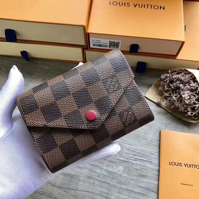 Louis vuitton damier ebene victorine wallet N41659 