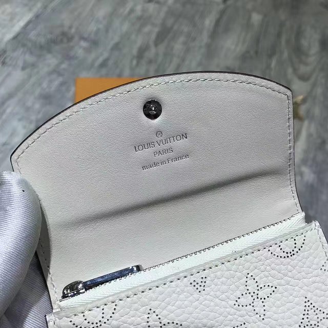 Louis vuitton mahina anae coin purse M64051 white 