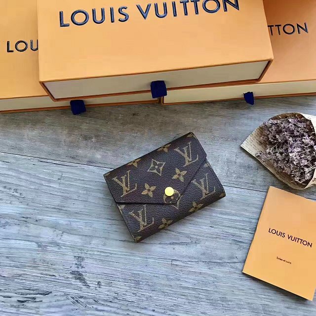 Louis vuitton monogram canvas victorine wallet M41938 yellow