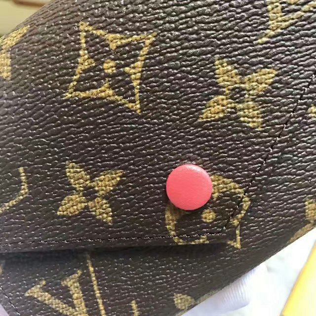 Louis vuitton monogram canvas victorine wallet M62360 pink