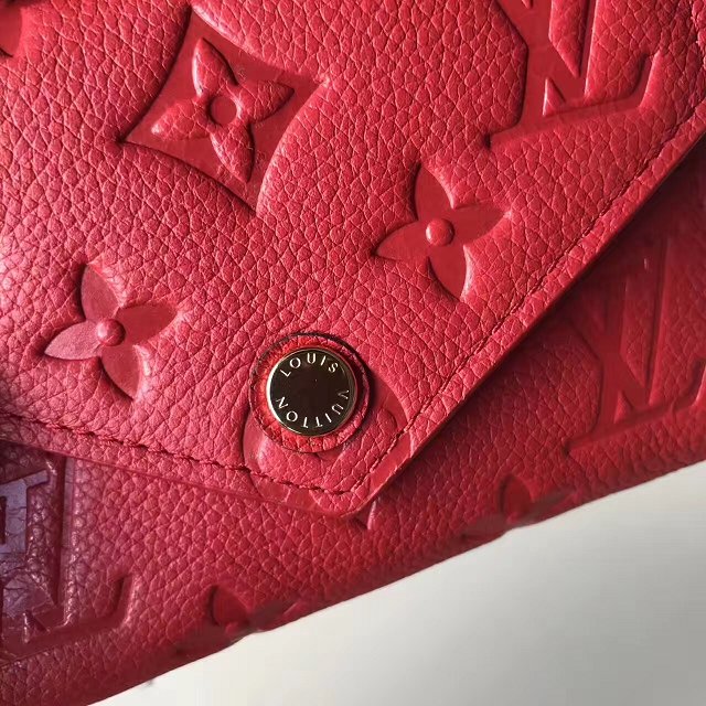 Louis vuitton monogram empreinte victorine wallet M64061 red