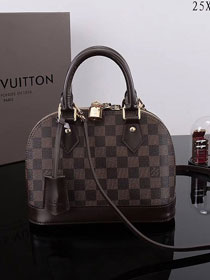 Louis vuitton original damier ebene alma bb N53151