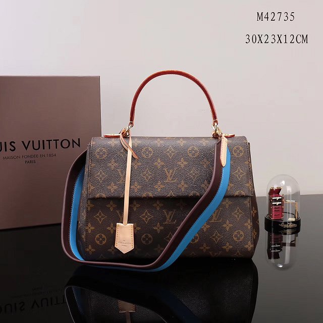 Louis vuitton original monogram canvas cluny mm M42735