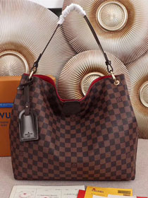 2018 louis vuitton original damier ebene graceful hobo mm N44045