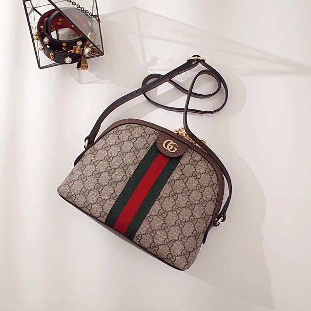 2018 GG ophidia original canvas small shoulder bag 499621 coffee