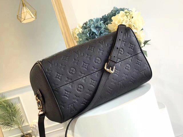 Louis vuitton original monogram empreinte speedy 30 M42406 black