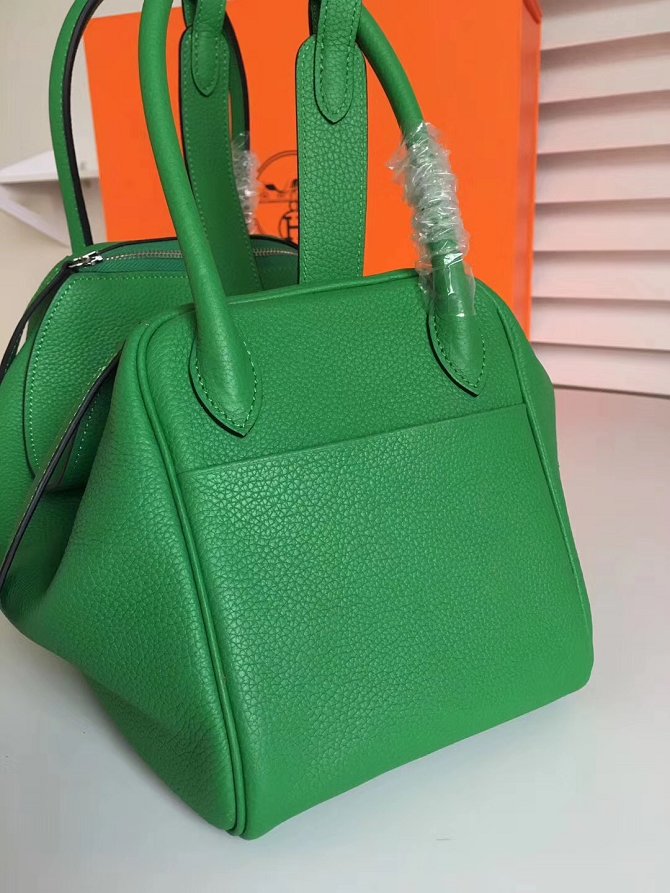 Hermes original top togo leather small lindy 26 bag H26 green