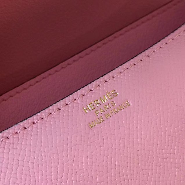 Hermes epsom leather constance 23 bag C230 pink