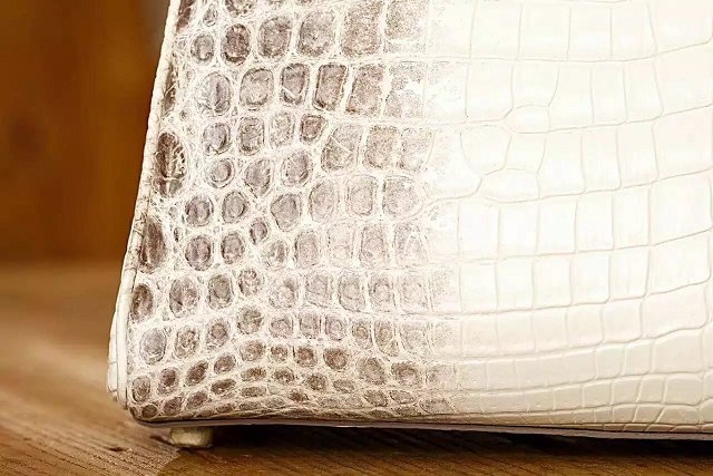 Top hermes genuine 100% crocodile leather handmade kelly 32 bag K320 white