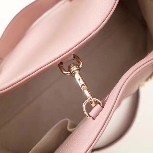 GG original calfskin leather tote bag 308982 pink