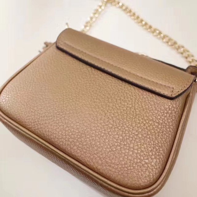 GG original calfskin mini shoulder bag 323190 gold