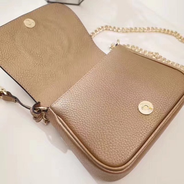 GG original calfskin mini shoulder bag 323190 gold