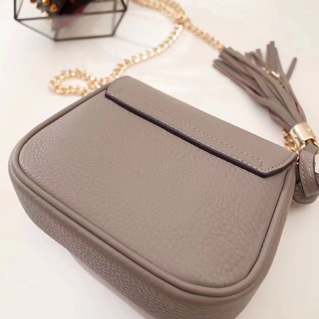 GG original calfskin mini shoulder bag 323190 gray