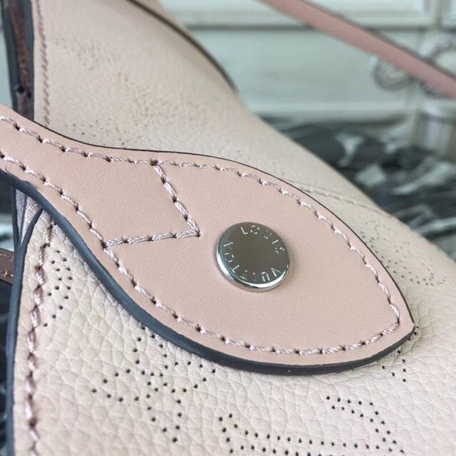 2018 louis vuitton original mahina leather hina pm M54353 pink