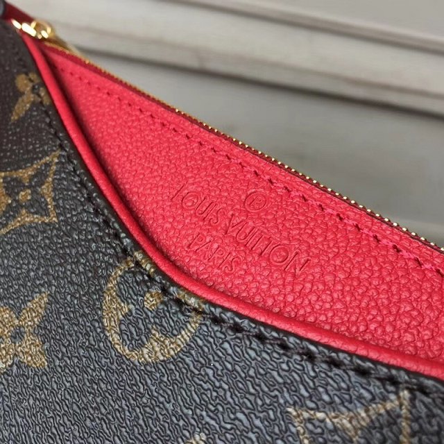 Louis vuitton original monogram pallas clutch M44058 red