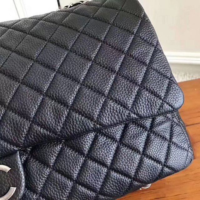 CC original lambskin max flap bag A91169 black