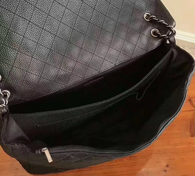 CC original lambskin max flap bag A91169 black