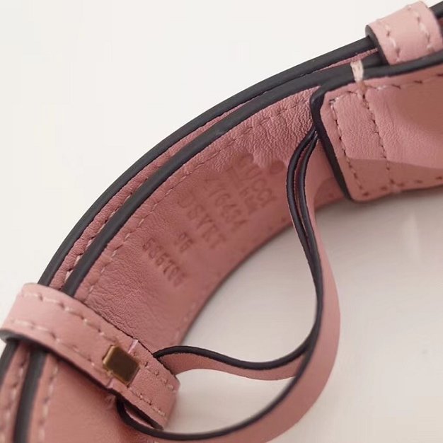 2018 GG Marmont matelasse leather belt bag 476434 pink