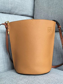 2018 loewe original calfskin gate bucket bag 9100 coffee