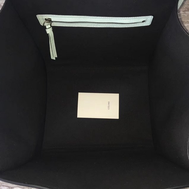 Celine original calfskin luggage phantom bag 9901-2 light green