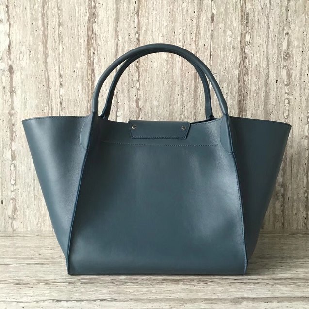 2018 celine original bare calfskin medium big bag 55426 steel blue