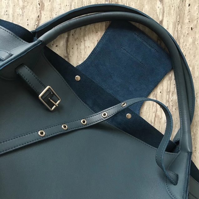 2018 celine original bare calfskin medium big bag 55426 steel blue