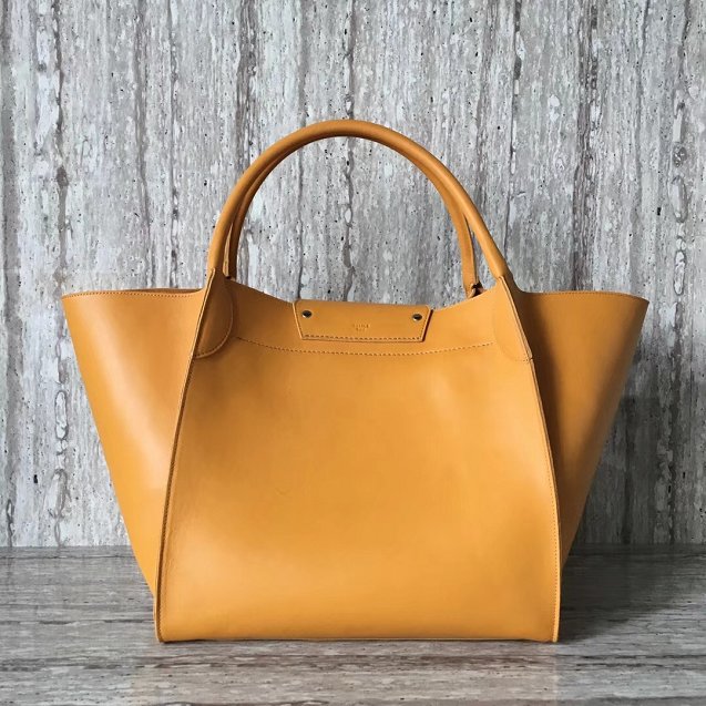 2018 celine original bare calfskin medium big bag 55426 yellow