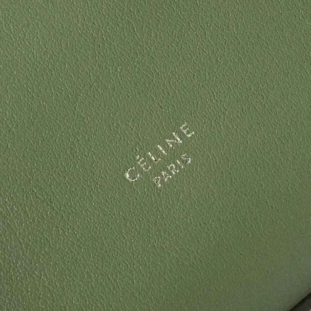 2018 celine original bare calfskin small big bag 55426 green