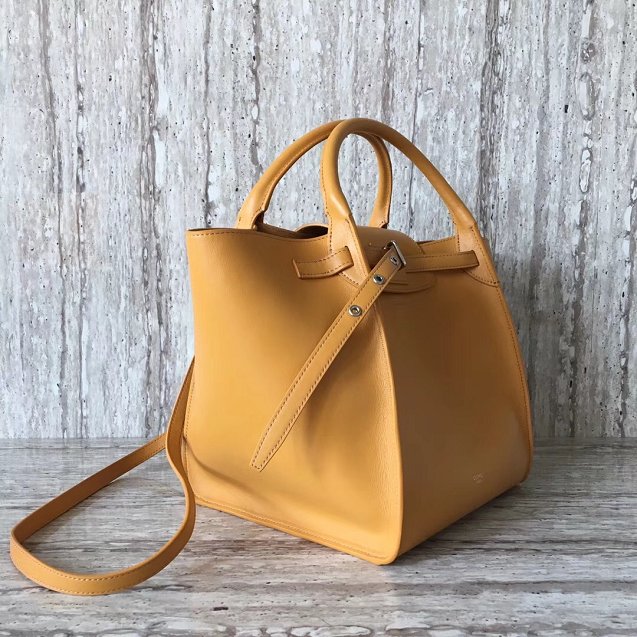 2018 celine original bare calfskin small big bag 55426 yellow