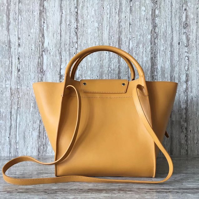 2018 celine original bare calfskin small big bag 55426 yellow