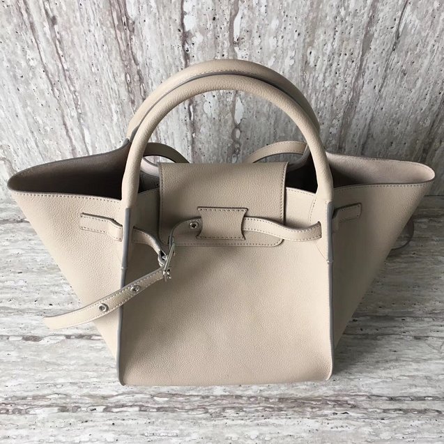 2018 celine original calfskin small big bag 55426 light gray