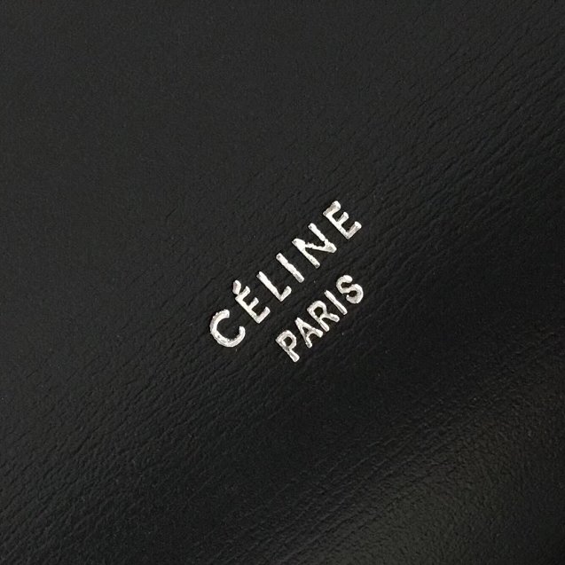 Celine original smooth calfskin micro belt bag 189153 black