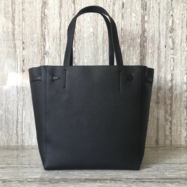 2018 celine original calfskin cabas phantom bag 2208 black