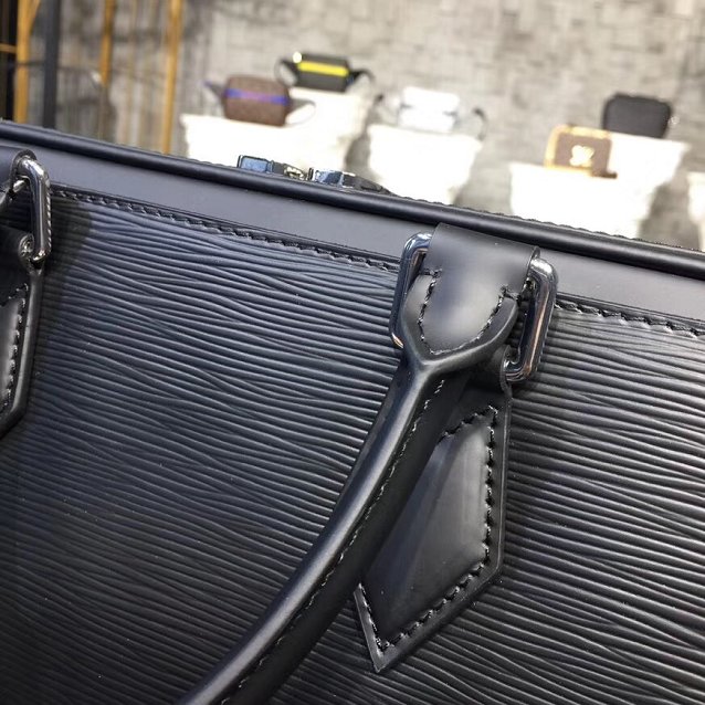 Louis vuitton original epi leather dandy briefcase M54404 black