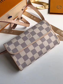 2018 louis vuitton original damier azur small vintage belt bag n51855 