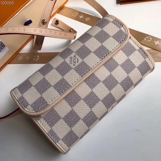 2018 louis vuitton original damier azur small vintage belt bag n51855 