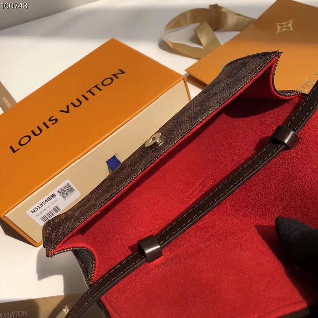 2018 louis vuitton original damier ebene vintage medium shoulder bag mm N51854