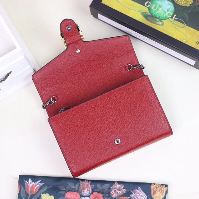 2018 GG original calfskin dionysus mini chain bag 401231 red