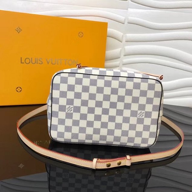 2018 louis vuitton original damier azur neonoe bag M44022 white